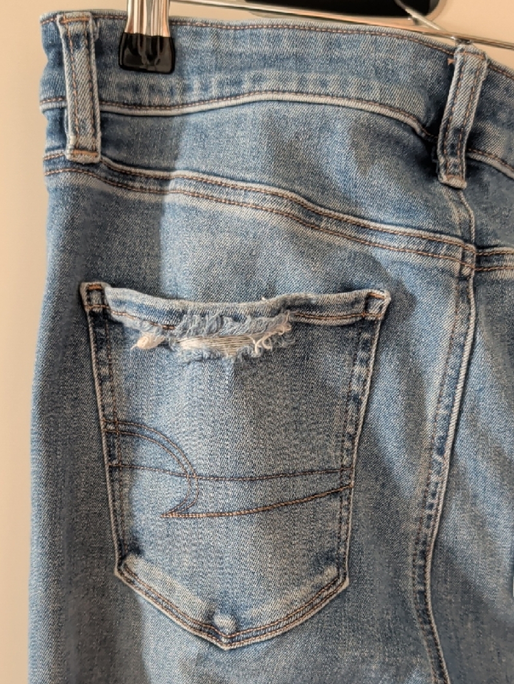 American Eagle - Festival Flare Jeans with Frayed Hem - 10 Short - Picture 11 of 13